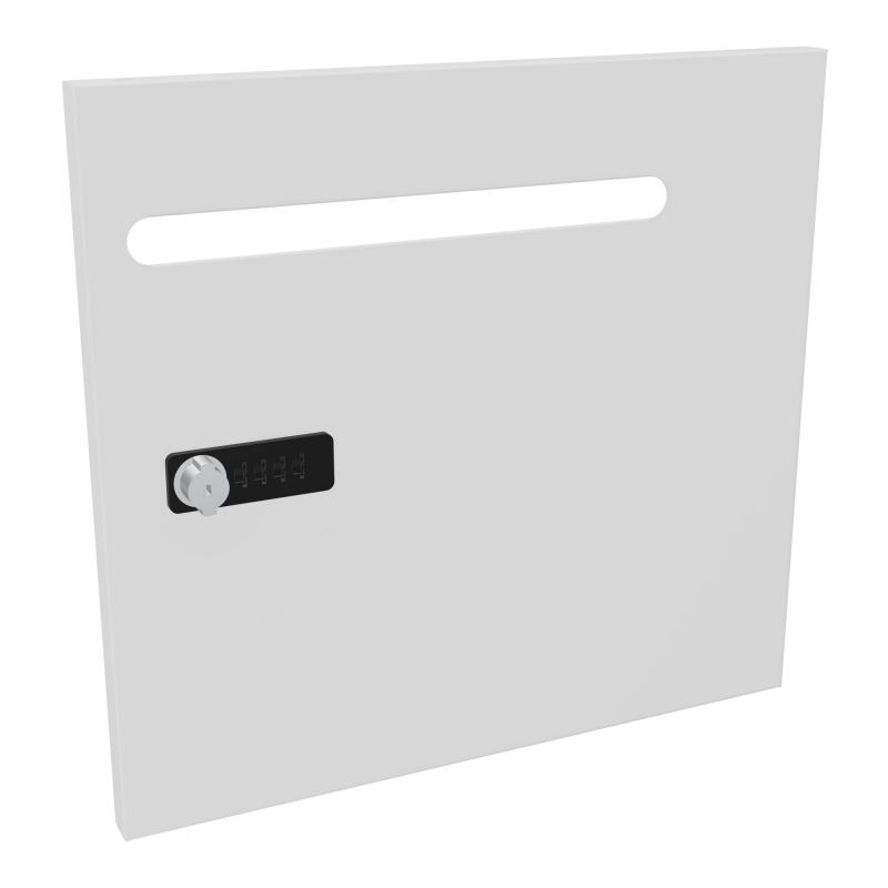 CAMILLE PORTE METAL 1 CASE UNIE AVEC FENTE COURRIER NEW FERMETURE A CODE  ZO