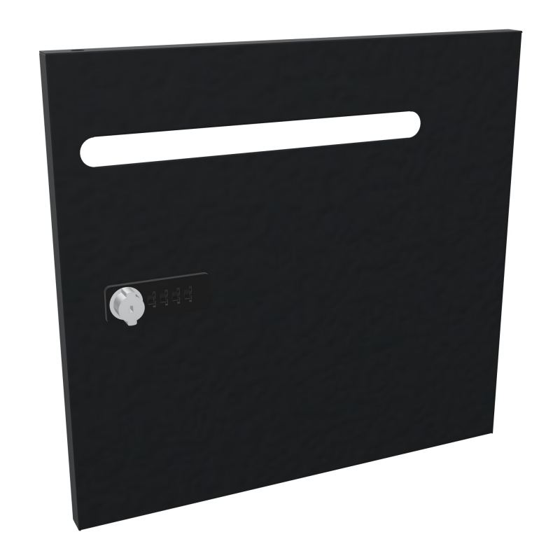 CAMILLE PORTE METAL 1 CASE UNIE AVEC FENTE COURRIER NEW FERMETURE A CODE  ZP