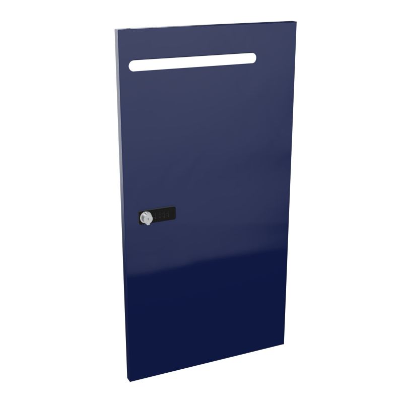 CAMILLE PORTE METAL 2 CASES UNIE AVEC FENTE COURRIER NEW FERMETURE A CODE  X4
