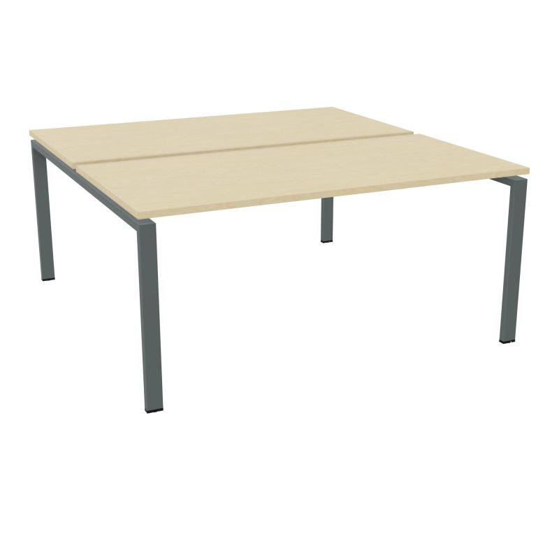BENCH CONECT L160XP165CM-2 PLAT -PIET ARCHE RECT FX N8 SU