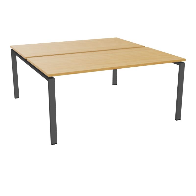 BENCH CONECT L160XP165CM-2 PLAT -PIET ARCHE RECT FX   R5 SC