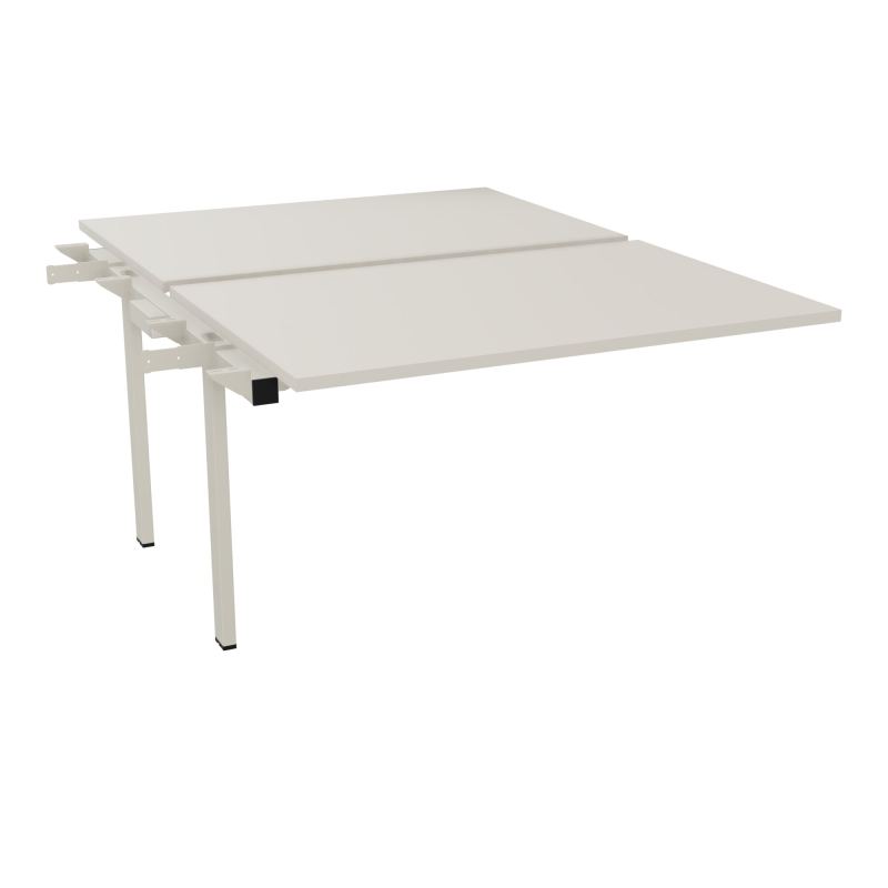 BENCH SUIVANT CONECT L120XP165CM-2 PLAT EP25MM -PIET INTERM. CARRE N5 ZC