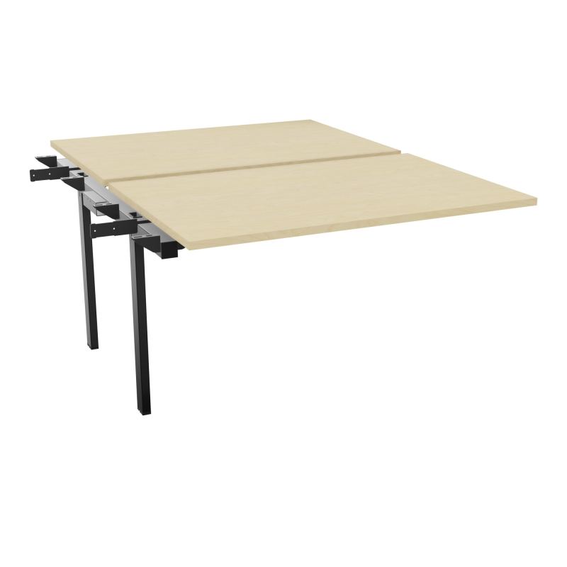 BENCH SUIVANT CONECT L120XP165CM-2 PLAT EP25MM -PIET INTERM. CARRE N8 SG
