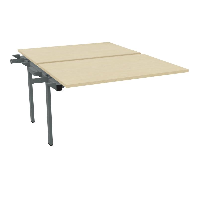 BENCH SUIVANT CONECT L120XP165CM-2 PLAT EP25MM -PIET INTERM. CARRE N8 SU
