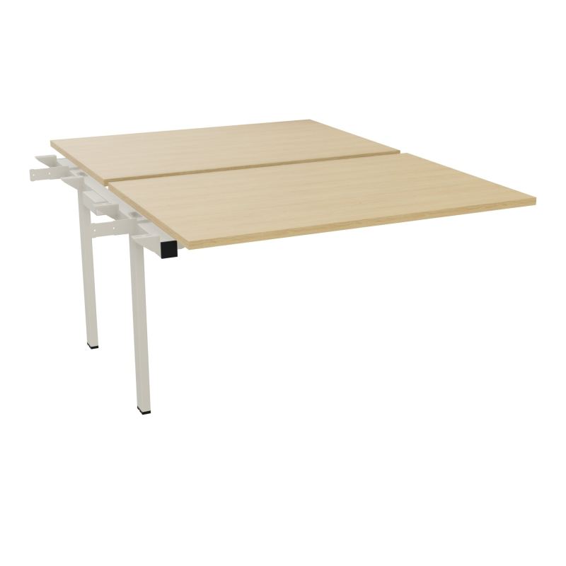 BENCH SUIVANT CONECT L120XP165CM-2 PLAT EP25MM -PIET INTERM. CARRE   R1 ZC