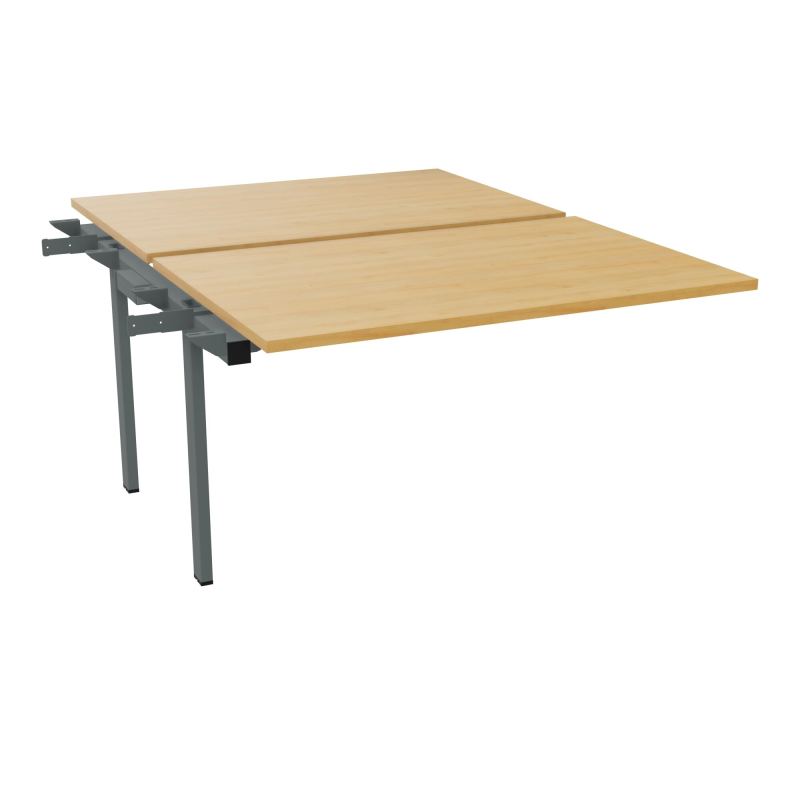 BENCH SUIVANT CONECT L120XP165CM-2 PLAT EP25MM -PIET INTERM. CARRE   R5 SU