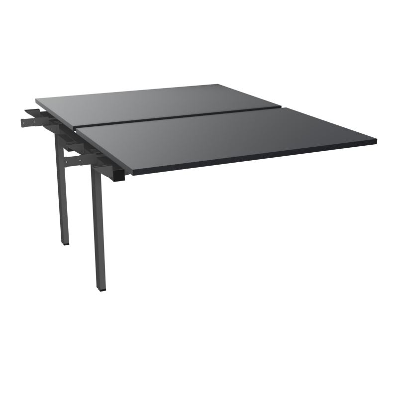 BENCH SUIVANT CONECT L120XP165CM-2 PLAT EP25MM -PIET INTERM. CARRE   R9 SC