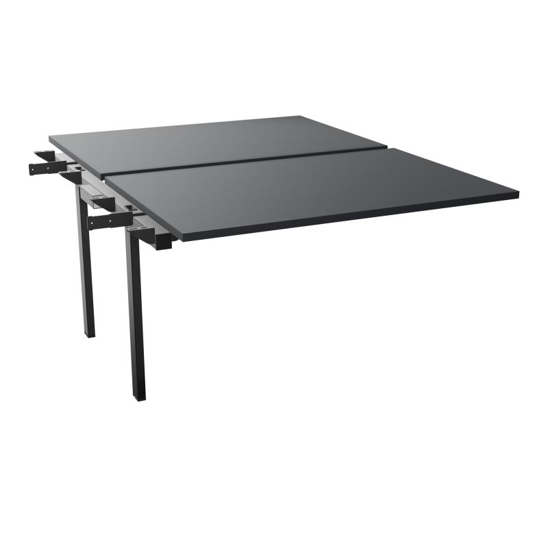 BENCH SUIVANT CONECT L120XP165CM-2 PLAT EP25MM -PIET INTERM. CARRE   R9 SG