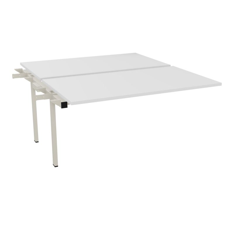 BENCH SUIVANT CONECT L140XP165CM-2 PLAT EP25MM -PIET INTERM. CARRE MG ZC