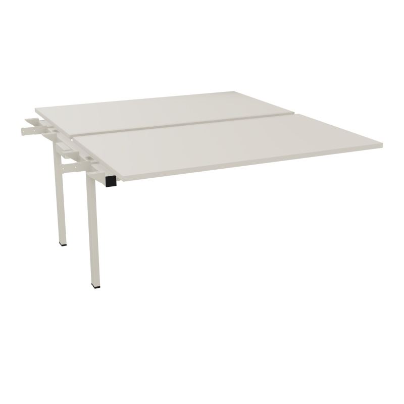 BENCH SUIVANT CONECT L140XP165CM-2 PLAT EP25MM -PIET INTERM. CARRE N5 ZC