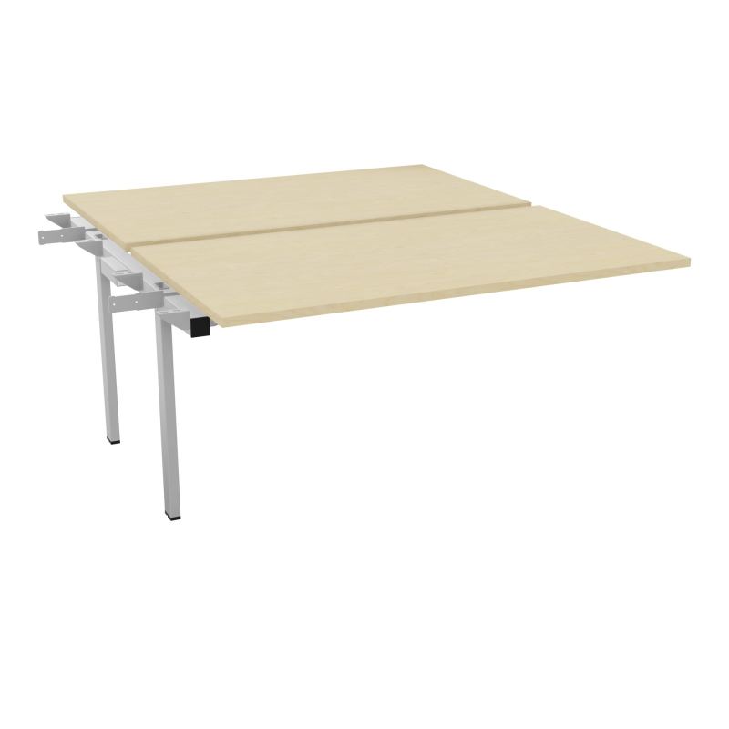 BENCH SUIVANT CONECT L140XP165CM-2 PLAT EP25MM -PIET INTERM. CARRE N8 SA