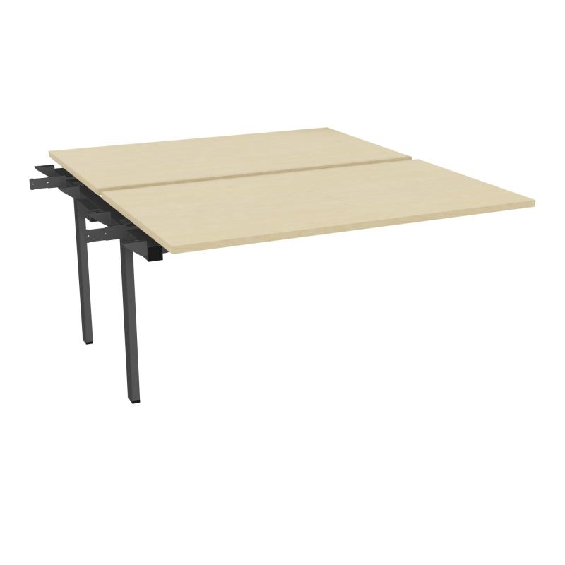 BENCH SUIVANT CONECT L140XP165CM-2 PLAT EP25MM -PIET INTERM. CARRE N8 SC