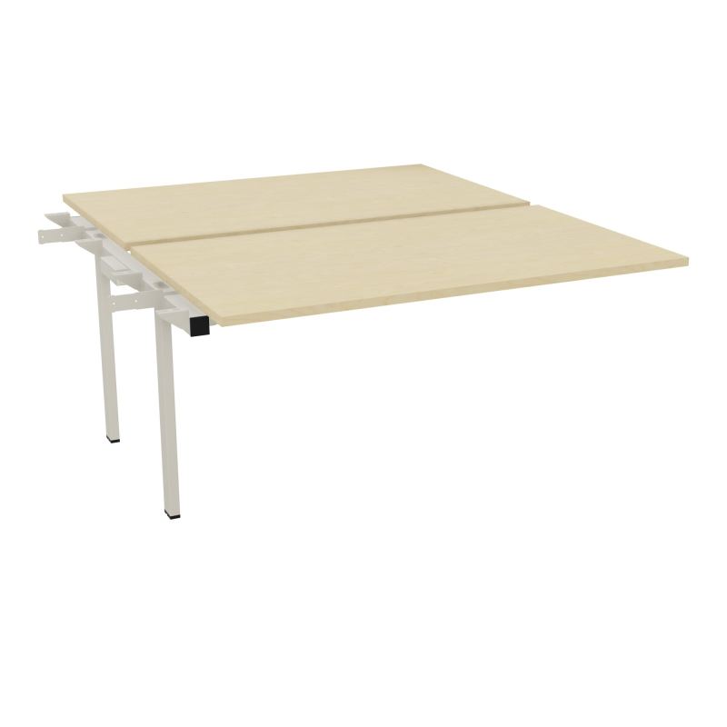BENCH SUIVANT CONECT L140XP165CM-2 PLAT EP25MM -PIET INTERM. CARRE N8 ZC