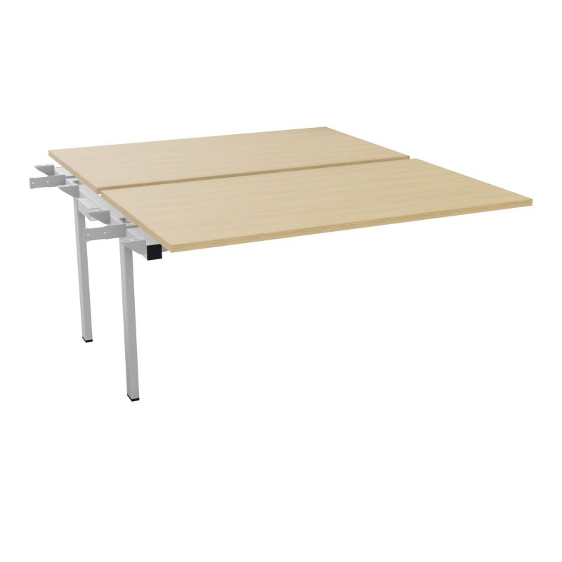 BENCH SUIVANT CONECT L140XP165CM-2 PLAT EP25MM -PIET INTERM. CARRE   R1 SA