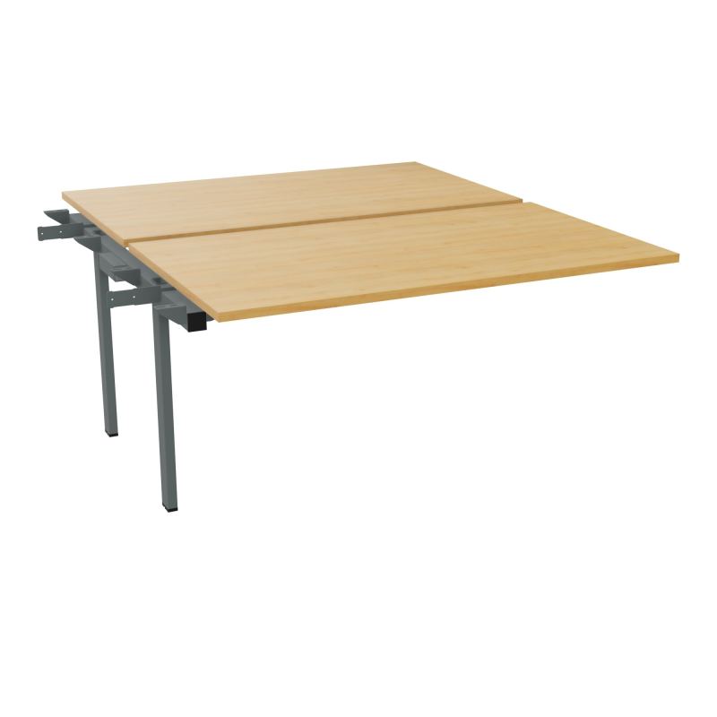 BENCH SUIVANT CONECT L140XP165CM-2 PLAT EP25MM -PIET INTERM. CARRE   R5 SU