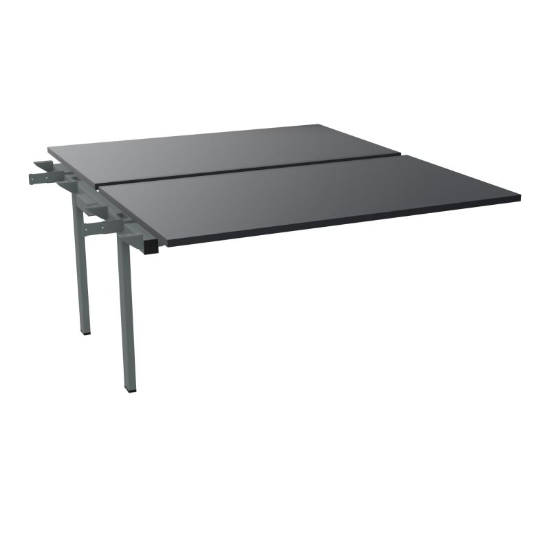 BENCH SUIVANT CONECT L140XP165CM-2 PLAT EP25MM -PIET INTERM. CARRE   R9 SU