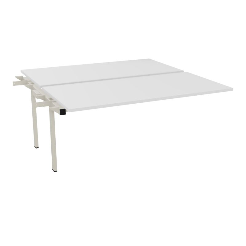 BENCH SUIVANT CONECT L160XP165CM-2 PLAT EP25MM -PIET INTERM. CARRE MG ZC