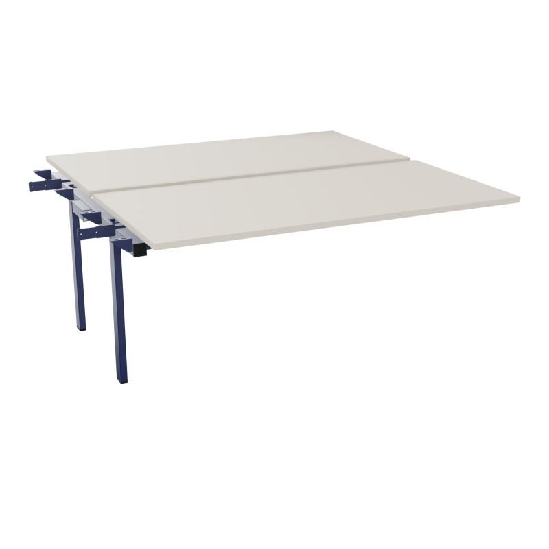 BENCH SUIVANT CONECT L160XP165CM-2 PLAT EP25MM -PIET INTERM. CARRE N5 X4