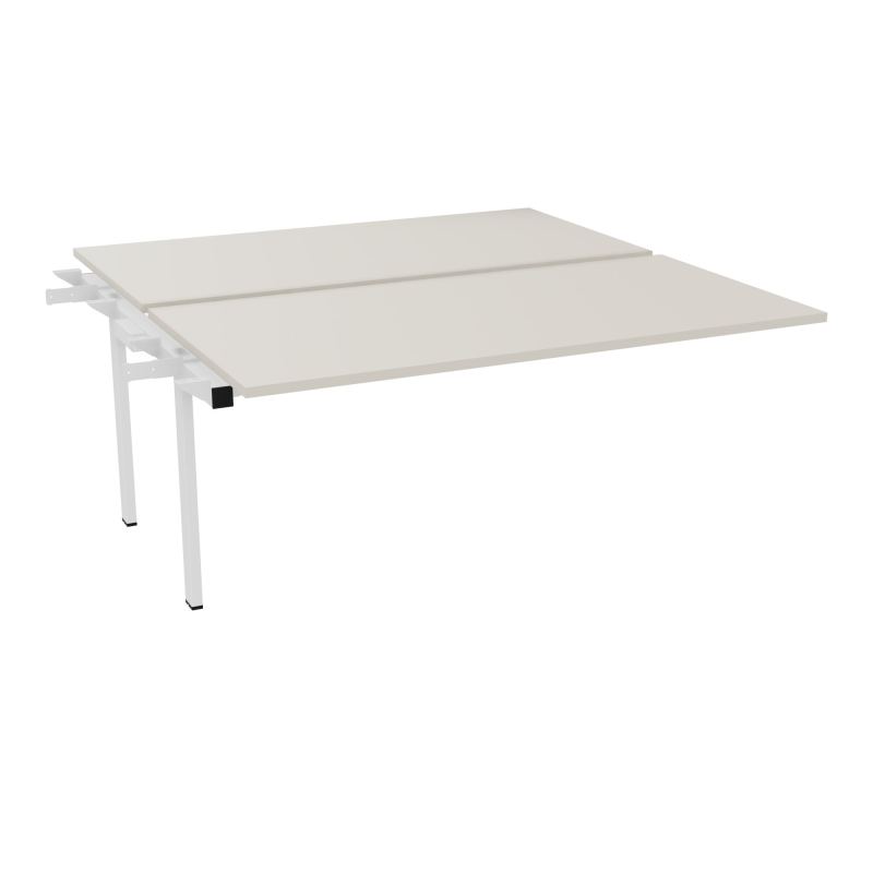 BENCH SUIVANT CONECT L160XP165CM-2 PLAT EP25MM -PIET INTERM. CARRE N5 ZO