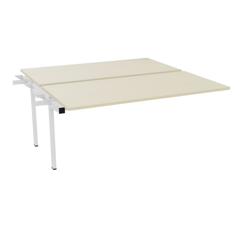 BENCH SUIVANT CONECT L160XP165CM-2 PLAT EP25MM -PIET INTERM. CARRE N6 SA