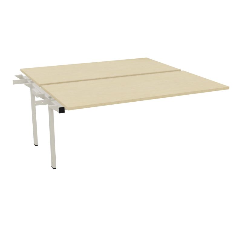 BENCH SUIVANT CONECT L160XP165CM-2 PLAT EP25MM -PIET INTERM. CARRE N8 ZC