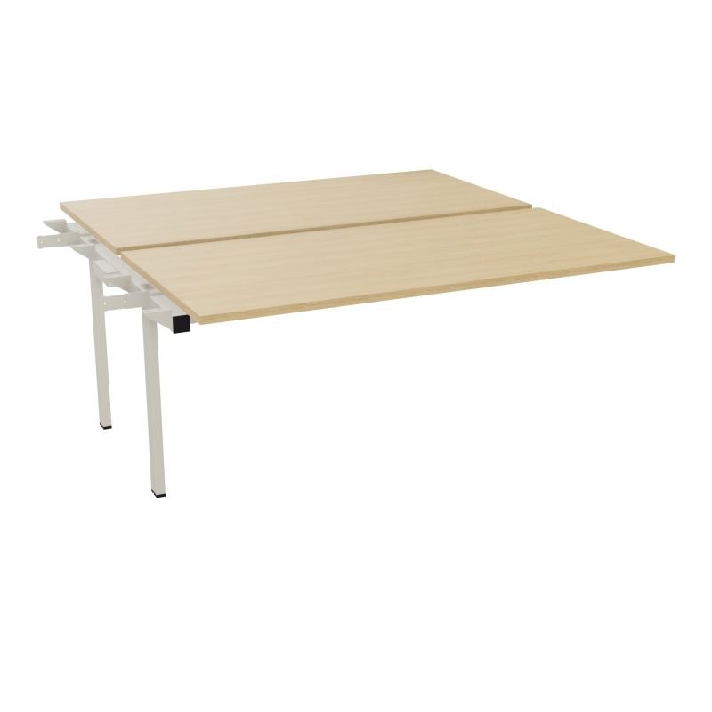 BENCH SUIVANT CONECT L160XP165CM-2 PLAT EP25MM -PIET INTERM. CARRE   R1 ZC