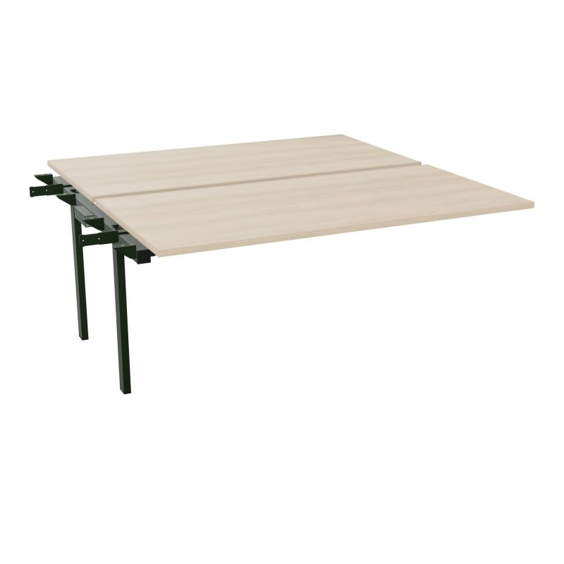 BENCH SUIVANT CONECT L160XP165CM-2 PLAT EP25MM -PIET INTERM. CARRE RZ ST