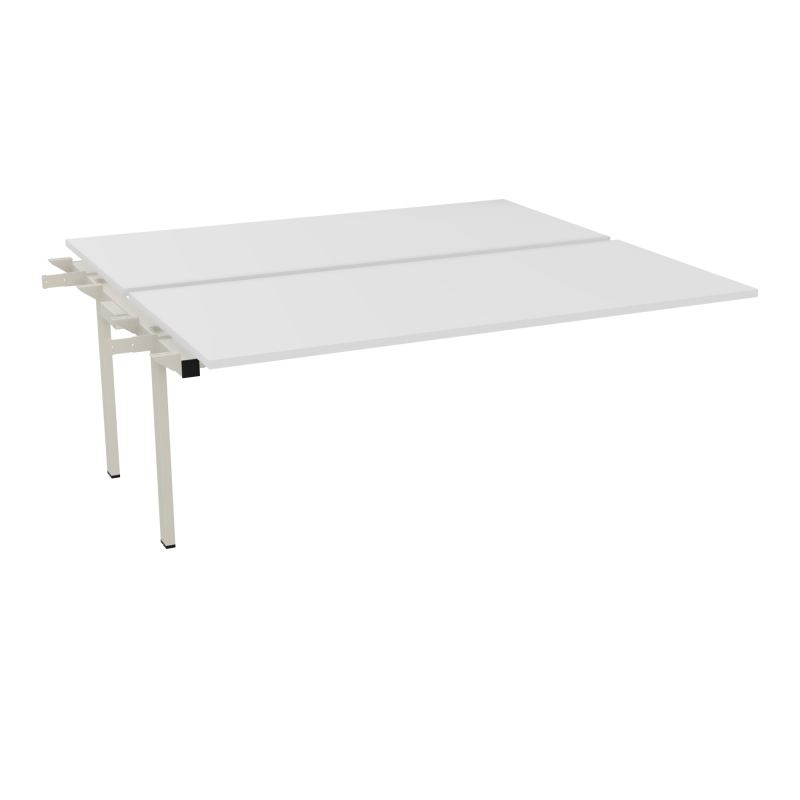 BENCH SUIVANT CONECT L180XP165CM-2 PLAT EP25MM -PIET INTERM. CARRE MG ZC
