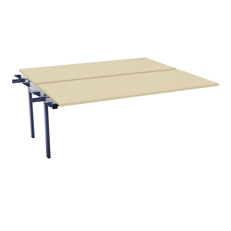 BENCH SUIVANT CONECT L180XP165CM-2 PLAT EP25MM -PIET INTERM. CARRE N8 X4