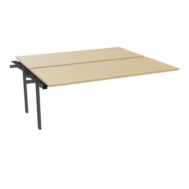 BENCH SUIVANT CONECT L180XP165CM-2 PLAT EP25MM -PIET INTERM. CARRE   R1 SC