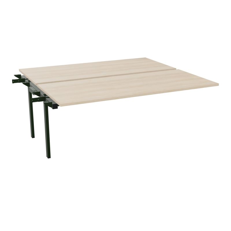 BENCH SUIVANT CONECT L180XP165CM-2 PLAT EP25MM -PIET INTERM. CARRE RZ ST