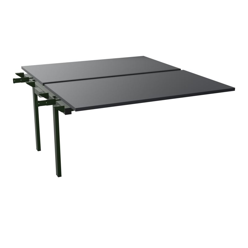 CONECT BENCH SUIVANT L140XP165CM-2 PLAT COULISS EP25MM-PIET INTERM. CARRE R9 ST