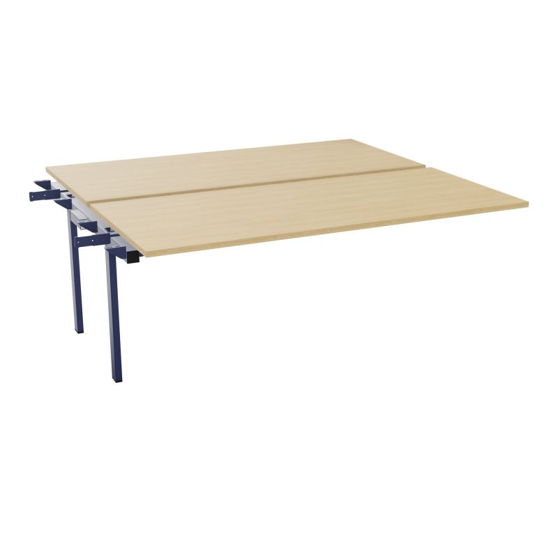 CONECT BENCH SUIVANT L180XP165CM-2 PLAT COULISS EP25MM-PIET INTERM. CARRE R1 X4