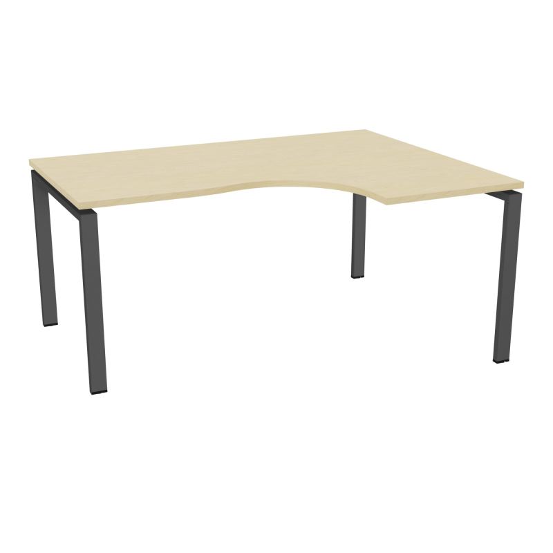 BUR CONECT CPT ASYM 90° RETADTE L160XP120CM-PLAT -PIET ARCHE RECT FX N8 SC