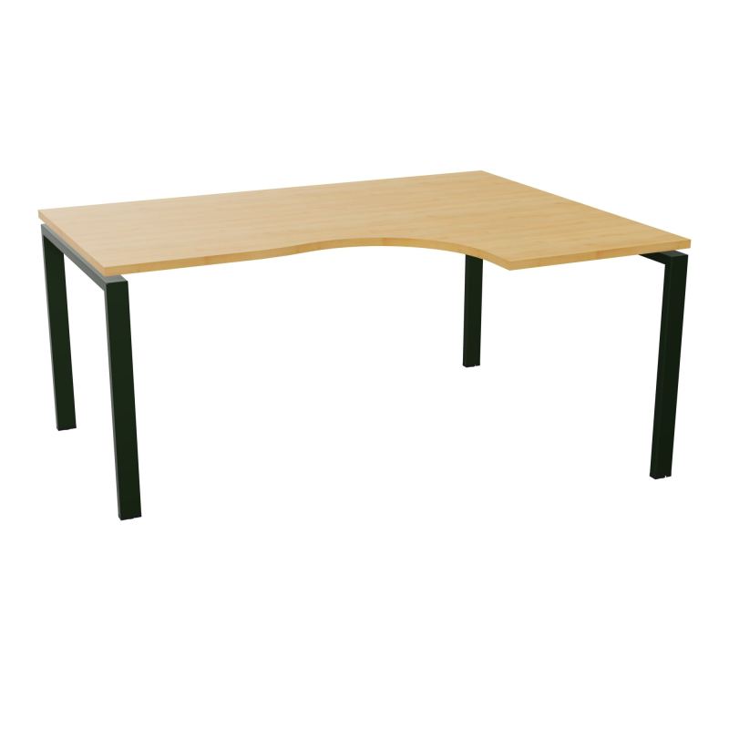 BUR CONECT CPT ASYM 90° RETADTE L160XP120CM-PLAT -PIET ARCHE RECT FX   R5 ST