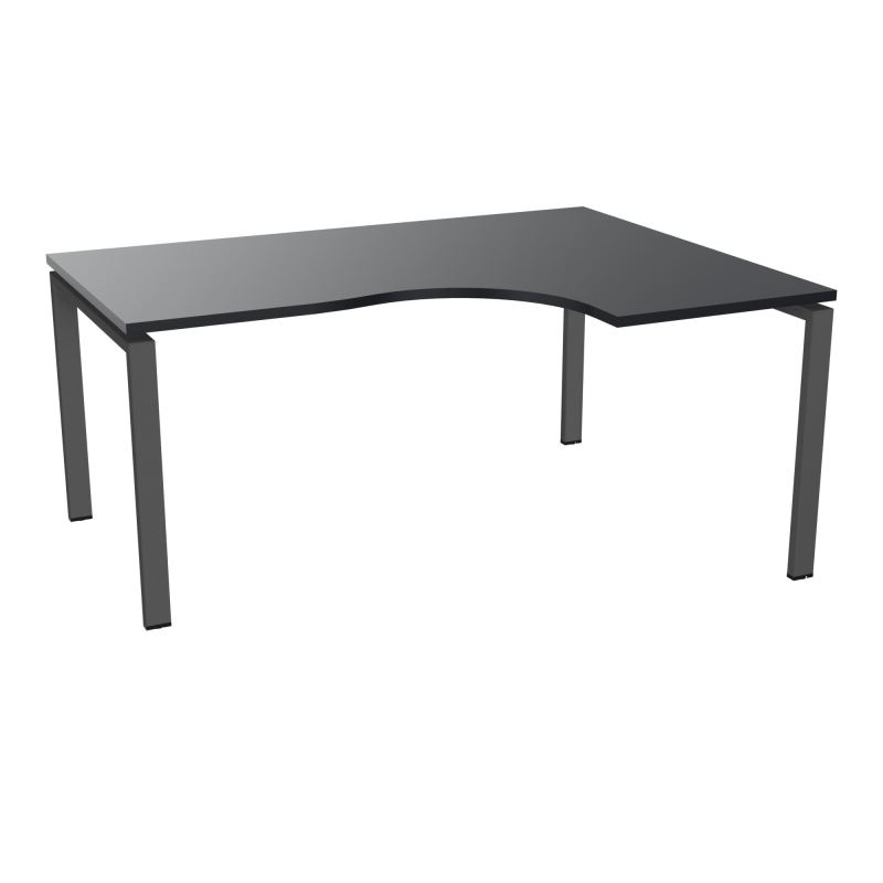 BUR CONECT CPT ASYM 90° RETADTE L160XP120CM-PLAT -PIET ARCHE RECT FX   R9 SC