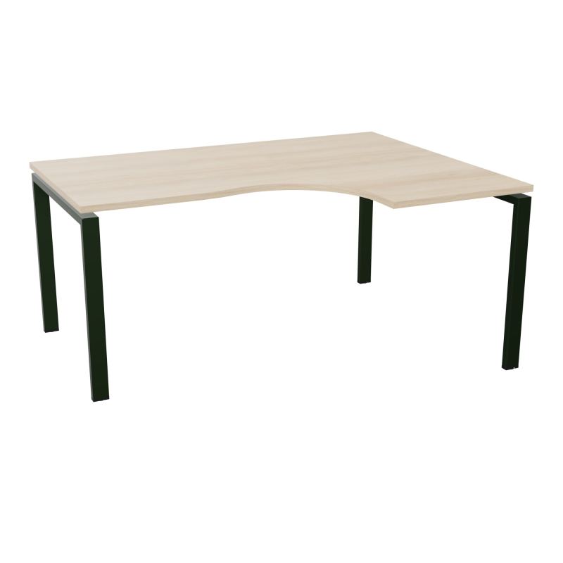 BUR CONECT CPT ASYM 90° RETADTE L160XP120CM-PLAT -PIET ARCHE RECT FX RZ ST