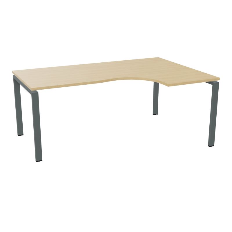 BUR CONECT CPT ASYM 90° RETADTE L180XP120CM-PLAT -PIET ARCHE RECT FX   R1 SU