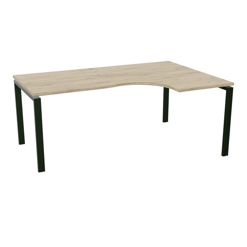 BUR CONECT CPT ASYM 90° RETADTE L180XP120CM-PLAT -PIET ARCHE RECT FX R3 ST