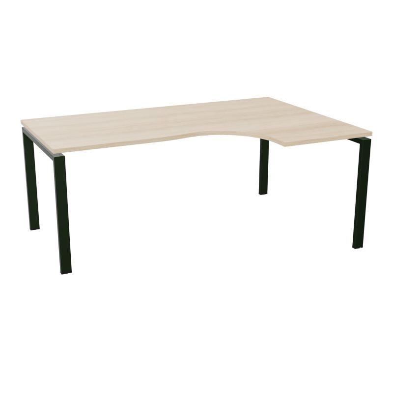 BUR CONECT CPT ASYM 90° RETADTE L180XP120CM-PLAT -PIET ARCHE RECT FX RZ ST