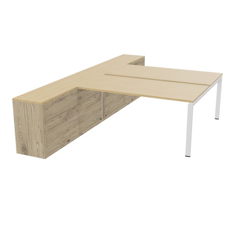 CNT 2T BENCH 203X330+RGT HT BUR SPLE FACE PLAT.FIXES 160X80 P.FX RECT.ARCHE R1 SO R3