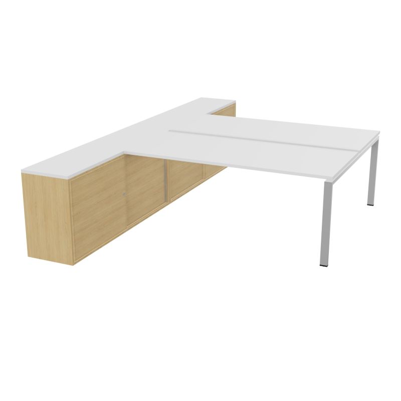 CNT 2T BENCH 223X330+RGT HT BUR SPLE FACE PLAT.FIXES 180X80 P.FX RECT.ARCHE MG SA R1