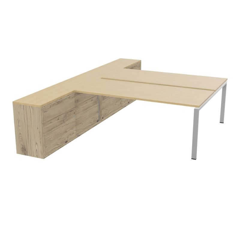 CNT 2T BENCH 223X330+RGT HT BUR SPLE FACE PLAT.FIXES 180X80 P.FX RECT.ARCHE R1 SA R3