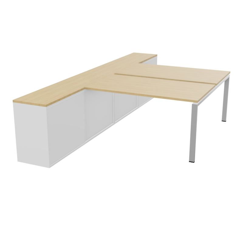 CNT 2T BENCH 183x330+RGT HT BUR DBLE FACE PLAT.FIXES 140X80 P.FX RECT.ARCHE R1 SA MG