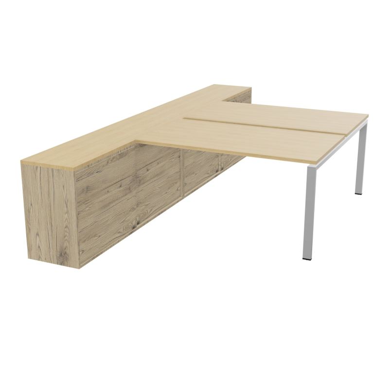 CNT 2T BENCH 183x330+RGT HT BUR DBLE FACE PLAT.FIXES 140X80 P.FX RECT.ARCHE R1 SA R3
