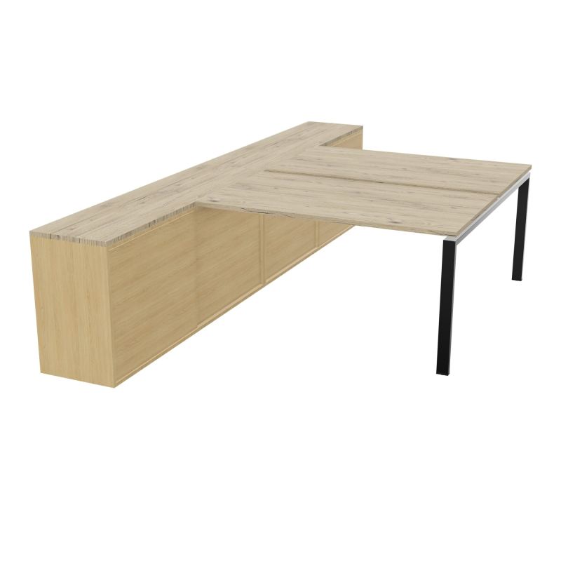 CNT 2T BENCH 183x330+RGT HT BUR DBLE FACE PLAT.FIXES 140X80 P.FX RECT.ARCHE R3 SG R1