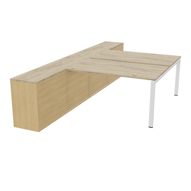 CNT 2T BENCH 183x330+RGT HT BUR DBLE FACE PLAT.FIXES 140X80 P.FX RECT.ARCHE R3 SO R1
