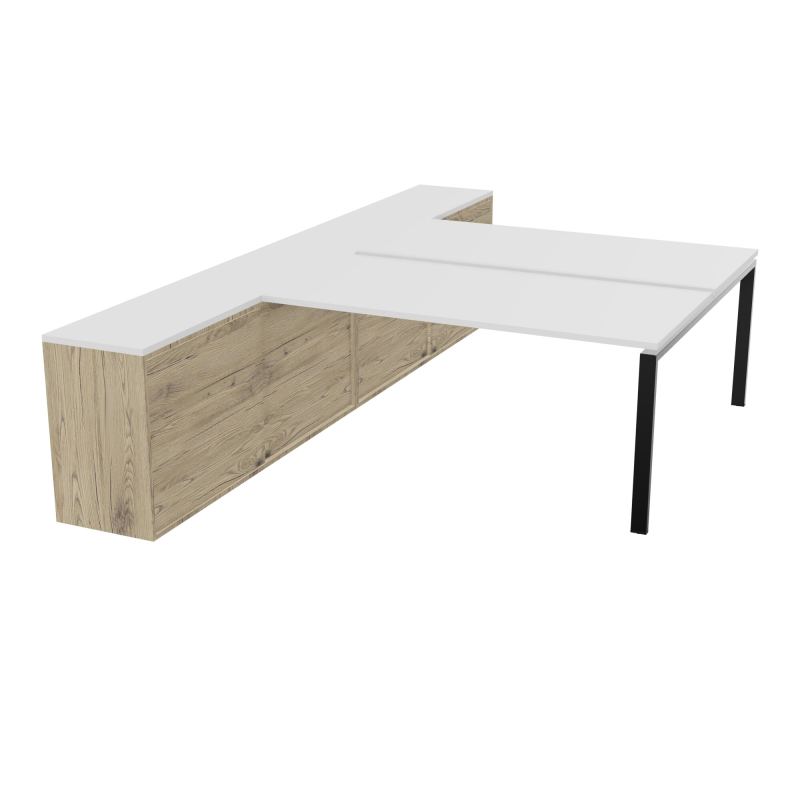 CNT 2T BENCH 203X330+RGT HT BR DBLE FACE PLAT.FIXES 160X80 P.FX RECT.ARCHEMG SG R3