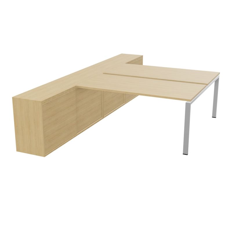 CNT 2T BENCH 203X330+RGT HT BR DBLE FACE PLAT.FIXES 160X80 P.FX RECT.ARCHE R1 SA R1