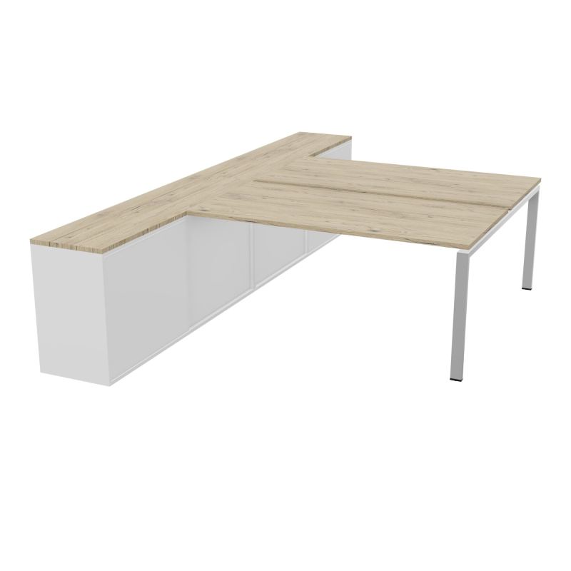 CNT 2T BENCH 203X330+RGT HT BR DBLE FACE PLAT.FIXES 160X80 P.FX RECT.ARCHER3 SA MG